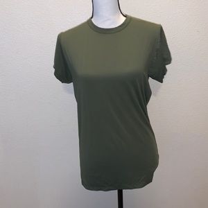 Elite Issue army green athletic short sleeve shirt